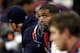 HOUSTON, TX - JANUARY 05: Arian Foster #23 of the Houston Texans breaths with an oxyen mask on the bench against the Cincinnati Bengals during their AFC Wild Card Playoff Game at Reliant Stadium on January 5, 2013 in Houston, Texas. (Photo by Bob Levey/