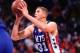 Sam Bowie (pictured as a New Jersey Net) carried Kentucky's 1980-81 hopes.