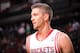 HOUSTON, TX - OCTOBER 30: Chandler Parsons #25 of the Houston Rockets stands on the court against the Charlotte Bobcats on October 30, 2013 at the Toyota Center in Houston, Texas. NOTE TO USER: User expressly acknowledges and agrees that, by downloading