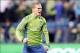 Nov 2, 2013; Seattle, WA, USA; Seattle Sounders midfielder Osvaldo Alonso (6) reacts after scoring a goal against the Portland Timbers during the second half of the western conference semifinals at CenturyLink Field. Mandatory Credit: Joe Nicholson-USA TO