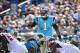 Nov 3, 2013; Charlotte, NC, USA; Carolina Panthers quarterback Cam Newton (1) on the field in the first quarter at Bank of America Stadium. Mandatory Credit: Bob Donnan-USA TODAY Sports