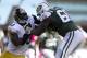 EAST RUTHERFORD, NJ - OCTOBER 13: Linebacker Jason Worilds #93 of the Pittsburgh Steelers rushes the quarterback and tackle D'Brickashaw Ferguson of the New York Jets blocks on October 13, 2013 at MetLife Stadium in East Rutherford, New Jersey. (Photo by