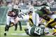 Oct 13, 2013; East Rutherford, NJ, USA; Pittsburgh Steelers defensive end Brett Keisel (99) tackles New York Jets running back Bilal Powell (29) during the first half at MetLife Stadium. Mandatory Credit: Joe Camporeale-USA TODAY Sports