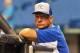 ST. PETERSBURG, FL - JUNE 13: Hitting coach George Brett of the Kansas City Royals watches batting practice before play against the Tampa Bay Rays June 13, 2013 at Tropicana Field in St. Petersburg, Florida. (Photo by Al Messerschmidt/Getty Images)