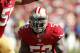 Sep 22, 2013; San Francisco, CA, USA; San Francisco 49ers inside linebacker Patrick Willis (52) reacts after making a tackle against the Indianapolis Colts in the third quarter at Candlestick Park. The Colts defeated the 49ers 27-7. Mandatory Credit: Cary