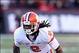 Oct 26, 2013; College Park, MD, USA; Clemson Tigers wide receiver Sammy Watkins (2) goes on a pass route against the Maryland Terrapins at Byrd Stadium. Mandatory Credit: Mitch Stringer-USA TODAY Sports