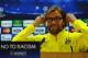 LONDON, ENGLAND - OCTOBER 21: Borussia Dortmund coach Jurgen Klopp faces the media during a Borussia Dortmund press conference ahead of the UEFA Champions League Group F match against Arsenal at Emirates Stadium on October 21, 2013 in London, England. (