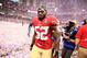 NEW ORLEANS, LA - FEBRUARY 03: Patrick Willis #52 of the San Francisco 49ers walks off of the field dejected after the Baltimore Ravens won 34-31 during Super Bowl XLVII at the Mercedes-Benz Superdome on February 3, 2013 in New Orleans, Louisiana. (Phot