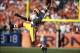 Oct 27, 2013; Denver, CO, USA; Washington Redskins wide receiver Pierre Garcon (88) makes a catch during the first half against the Denver Broncos at Sports Authority Field at Mile High. Mandatory Credit: Chris Humphreys-USA TODAY Sports
