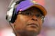 MINNEAPOLIS, MN - OCTOBER 9: Linebackers Coach Mike Singletary on the sidelines against the Arizona Cardinals at the Hubert H. Humphrey Metrodome on October 9, 2011 in Minneapolis, Minnesota. (Photo by Adam Bettcher /Getty Images)