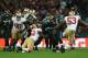 Willis (No. 52) and Bowman corral Jaguars' tight end Marcedes Lewis during the 49ers' latest win.