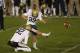 SOUTH BEND, IN - NOVEMBER 03: Kevin Harper #39 of the Pittsburgh Panthers kicks a field goal in overtime out of the hold of Matt Yoklic #92 against the Notre Dame Fighting Irish at Notre Dame Stadium on November 3, 2012 in South Bend, Indiana. Notre Dame