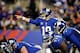 EAST RUTHERFORD, NJ - OCTOBER 21: Quarterback Eli Manning #10 of the New York Giants calls a play against the Minnesota Vikings during a game at MetLife Stadium on October 21, 2013 in East Rutherford, New Jersey. (Photo by Maddie Meyer/Getty Images)