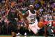 Nov 1, 2013; Boston, MA, USA; Boston Celtics small forward Gerald Wallace (45) drives to the hoop against Milwaukee Bucks shooting guard Gary Neal (12) during the second half at TD Garden. Mandatory Credit: Mark L. Baer-USA TODAY Sports