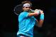 LONDON, ENGLAND - NOVEMBER 08: Rafael Nadal of Spain hits a backhand in his men's singles match against Tomas Berdych of the Czech Republic during day five of the Barclays ATP World Tour Finals at O2 Arena on November 8, 2013 in London, England. (Photo
