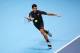 LONDON, ENGLAND - NOVEMBER 07: Novak Djokovic of Serbia hits a forehand in his men's singles match against Juan Martin Del Potro of Argentina during day four of the Barclays ATP World Tour Finals at O2 Arena on November 7, 2013 in London, England. (Phot