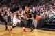 PORTLAND, OR - NOVEMBER 2: Danny Green #4 of the San Antonio Spurs drives to the basket against the Portland Trailblazers on November 2, 2013 at the Moda Center Arena in Portland, Oregon. NOTE TO USER: User expressly acknowledges and agrees that, by downl