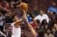 Nov 2, 2013; Philadelphia, PA, USA; Chicago Bulls guard Derrick Rose (1) shoots a jump shot during the first quarter against the Philadelphia 76ers at Wells Fargo Center. Mandatory Credit: Howard Smith-USA TODAY Sports