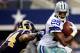 ARLINGTON, TX - SEPTEMBER 22: Running back DeMarco Murray #29 of the Dallas Cowboys carries the ball during the game against the St. Louis Rams at AT&T Stadium on September 22, 2013 in Arlington, Texas. (Photo by Jamie Squire/Getty Images)