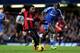 LONDON, ENGLAND - NOVEMBER 09: Stephane Sessegnon of West Brom is pursued by Ramires of Chelsea during the Barclays Premier League match between Chelsea and West Bromwich Albion at Stamford Bridge on November 9, 2013 in London, England. (Photo by Ian Wal