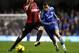 LONDON, ENGLAND - NOVEMBER 09: Chelsea Eden Hazard gets past West Brom's Chris Brunt during the Barclays Premier League match between Chelsea and West Bromwich Albion at Stamford Bridge on November 09, 2013 in London, England. (Photo by Charlie Crowhurst/