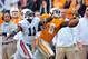 Nov 9, 2013; Knoxville, TN, USA; Auburn Tigers cornerback Chris Davis (11) breaks up a pass intended for Tennessee Volunteers wide receiver Marquez North (8) during the first half at Neyland Stadium. Mandatory Credit: Jim Brown-USA TODAY Sports