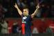 PARIS, FRANCE - MAY 18: Zlatan Ibrahimovic of PSG celebrates after scoring to make it 3-0 during the Ligue 1 match between Paris Saint-Germain FC and Stade Brestois 29 at Parc des Princes on May 18, 2013 in Paris, France. (Photo by Michael Regan/Getty I