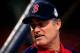 BOSTON, MA - OCTOBER 30: Manager John Farrell #53 of the Boston Red Sox stands on the field during batting practice before Game Six of the 2013 World Series against the St. Louis Cardinals at Fenway Park on October 30, 2013 in Boston, Massachusetts. (Ph