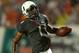 MIAMI GARDENS, FL - NOVEMBER 09: Allen Hurns #1 of the Miami Hurricanes celebrates a touchdown during a game against the Miami Hurricanes at Sun Life Stadium on November 9, 2013 in Miami Gardens, Florida. (Photo by Mike Ehrmann/Getty Images)
