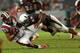 The Hurricanes had some big hits, but still gave up 549 total yards to the Hokies.