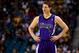 LAS VEGAS, NV - OCTOBER 10: Jimmer Fredette #7 of the Sacramento Kings looks on during a preseason game against the Los Angeles Lakers at the MGM Grand Garden Arena on October 10, 2013 in Las Vegas, Nevada. Sacramento won 104-86. NOTE TO USER: User expre