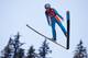 COURCHEVEL, FRANCE - AUGUST 15: Sarah Hendrickson of USA competes in the FIS Ski Jumping Grand Prix Womens Normal Hill Individual Final on August 15, 2013 in Courchevel, France. (Photo by Dean Mouhtaropoulos/Getty Images)
