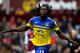BIRMINGHAM, ENGLAND - OCTOBER 26: Romelu Lukaku of Everton celebrates after scoring the opening goal of the game during the Barclays Premier League match between Aston Villa and Everton at Villa Park on October 26, 2013 in Birmingham, England (Photo by