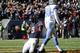 CHICAGO, IL - NOVEMBER 10: Brandon Marshall #15 of the Chicago Bears celebrates a touchdown pass in front of Darius Slay #30 of the Detroit Lions during the first quarter on November 10, 2013 at Soldier Field in Chicago, Illinois. (Photo by David Banks/Ge