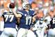 Nov 10, 2013; San Diego, CA, USA; San Diego Chargers quarterback Philip Rivers (17) passes during the first half against the Denver Broncos at Qualcomm Stadium. Mandatory Credit: Christopher Hanewinckel-USA TODAY Sports