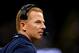 NEW ORLEANS, LA - NOVEMBER 10: Head coach Jason Garrett of the Dallas Cowboys looks on against the New Orleans Saints during a game at the Mercedes-Benz Superdome on November 10, 2013 in New Orleans, Louisiana. (Photo by Ronald Martinez/Getty Images)