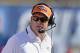SAN DIEGO, CA - NOVEMBER 10: Jack Del Rio interim head coach of the Denver Broncos on the sidelines during the football game against the San Diego Chargers at Qualcomm Stadium November 10, 2013 in San Diego, California. (Photo by Kevork Djansezian/Getty