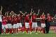 GUANGZHOU, CHINA - NOVEMBER 09: Players of Guangzhou Evergrande celebrate after winning the AFC Champions title against FC Seoul at Tianhe Stadium on November 9, 2013 in Guangzhou, China. (Photo by Zhong Zhi/Getty Images)