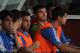 GRANADA, SPAIN - AUGUST 26: Goalkeeper Iker Casillas of Real Madrid CF looks out from the subs bench during the La Liga match between Granada CF and Real Madrid CF at Estadio Nuevo Los Carmenes on August 26, 2013 in Granada, Spain. (Photo by Denis Doyle