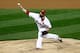 ST LOUIS, MO - OCTOBER 17: Jason Motte #30 of the St. Louis Cardinals pitches in the eighth inning against the San Francisco Giants in Game Three of the National League Championship Series at Busch Stadium on October 17, 2012 in St Louis, Missouri. (Pho