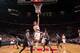 PORTLAND, OR - NOVEMBER 8: Robin Lopez #42 of the Portland Trail Blazers shoots against the Sacramento Kings on November 8, 2013 at the Moda Center Arena in Portland, Oregon. NOTE TO USER: User expressly acknowledges and agrees that, by downloading and or