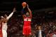 MIAMI, FL - NOVEMBER 3: Bradley Beal #3 of the Washington Wizards shoots against the Miami Heat on November 3, 2013 at American Airlines Arena in Miami, Florida. NOTE TO USER: User expressly acknowledges and agrees that, by downloading and/or using this p
