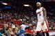 MIAMI, FL - NOVEMBER 09: LeBron James #6 of the Miami Heat looks on during the game against the Boston Celtics at American Airlines Arena on November 9, 2013 in Miami, Florida. NOTE TO USER: User expressly acknowledges and agrees that, by downloading and