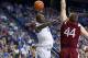 LEXINGTON, KY - NOVEMBER 01: Julius Randle #30 of the Kentucky Wildcats shoots the ball during the exhibition game against the Transylvania Pioneers at Rupp Arena on November 1, 2013 in Lexington, Kentucky. (Photo by Andy Lyons/Getty Images)