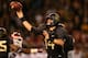 WACO, TX - NOVEMBER 07: Quarterback Bryce Petty #14 of the Baylor Bears throws the ball in the first quarter against the Oklahoma Sooners at Floyd Casey Stadium on November 7, 2013 in Waco, Texas. (Photo by Ronald Martinez/Getty Images)