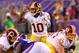 MINNEAPOLIS, MN - NOVEMBER 7: Robert Griffin III #10 of the Washington Redskins calls a play against the Minnesota Vikings on November 7, 2013 at Mall of America Field at the Hubert Humphrey Metrodome in Minneapolis, Minnesota. (Photo by Adam Bettcher/Ge