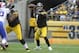 PITTSBURGH, PA - NOVEMBER 10: Ben Roethlisberger #7 of the Pittsburgh Steelers throws a pass against the Buffalo Bills using the first quarter at Heinz Field on November 10, 2013 in Pittsburgh, Pennsylvania. (Photo by Vincent Pugliese/Getty Images)