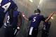 BALTIMORE, MD - NOVEMBER 10: Quarterback Joe Flacco #5 of the Baltimore Ravens prepares to take the field before playing the Cincinnati Bengals at M&T Bank Stadium on November 10, 2013 in Baltimore, Maryland. The Baltimore Ravens won, 20-17, in overtime.