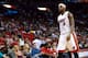 MIAMI, FL - NOVEMBER 09: LeBron James #6 of the Miami Heat looks on during the game against the Boston Celtics at American Airlines Arena on November 9, 2013 in Miami, Florida. NOTE TO USER: User expressly acknowledges and agrees that, by downloading and