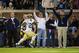Nov 2, 2013; Atlanta, GA, USA; DUPLICATE**Georgia Tech Yellow Jackets running back Robert Godhigh (25) scores a touchdown against the Pittsburgh Panthers during the second quarter at Bobby Dodd Stadium. Mandatory Credit: Kevin Liles-USA TODAY Sports